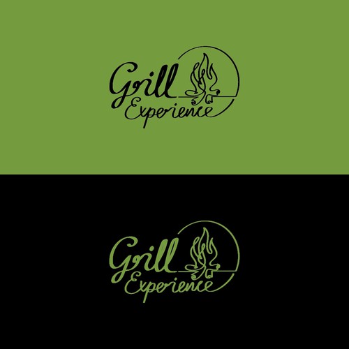 Grill Restaurant Design Logo
