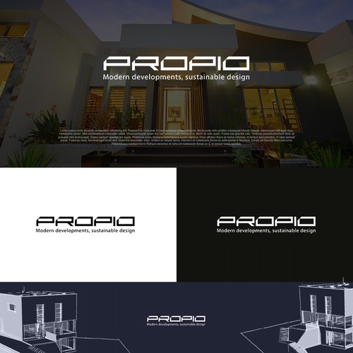 Logo for a modern high quality property developer