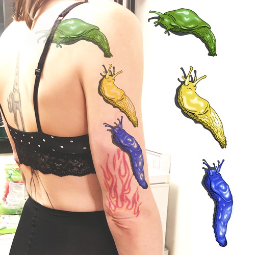Tattoo Concept For Banana Slugs tattoo