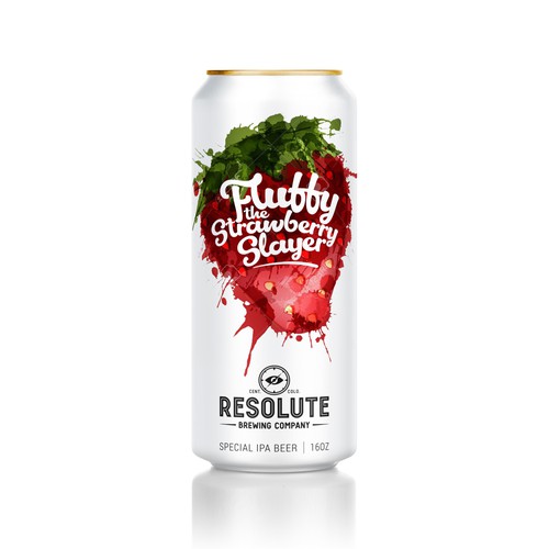 Resolute - Fluffy the Strawberry Slayer - Package Design
