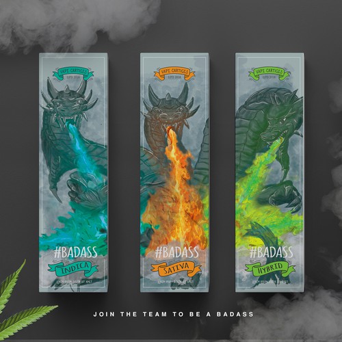 Vape package design #badass