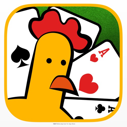 "Poker Chicken" mobile game icon