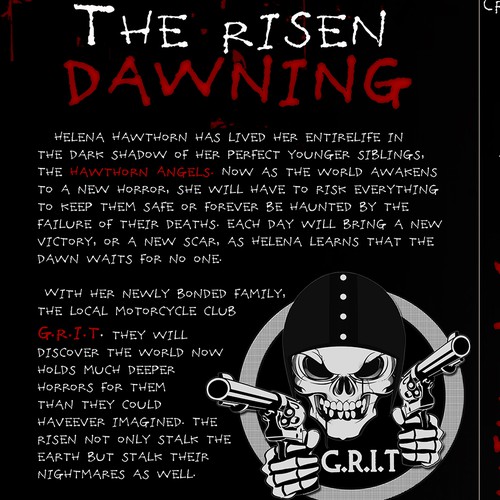 Marie F Crow Publishing needs a new fiction / horror book cover for The Risen: Dawning