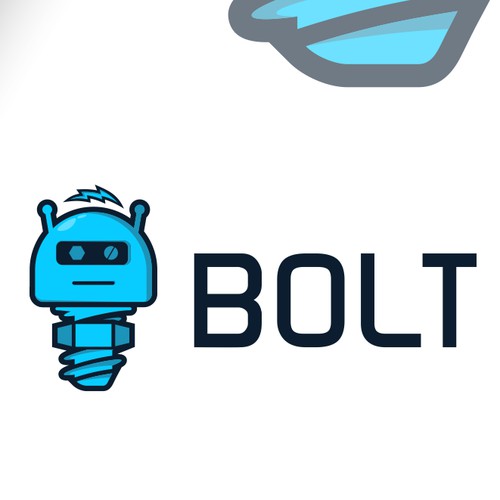 robot logo for software projects.