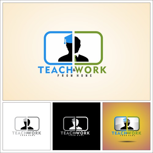 Online Teaching Logo Design