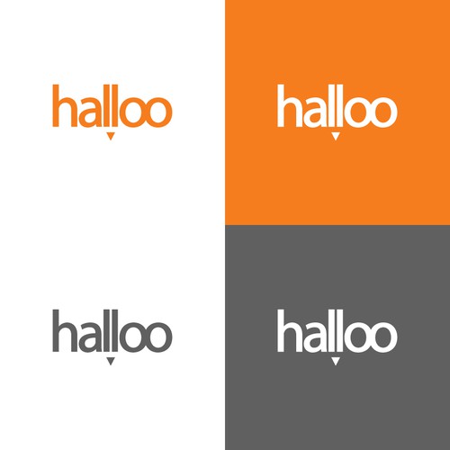 Halloo Logo Design