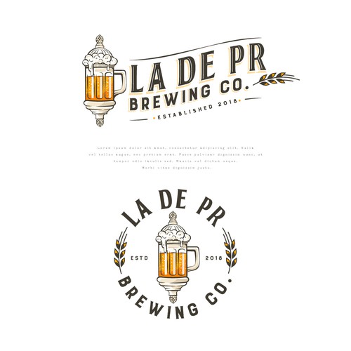 Logo for La De PR Brewing