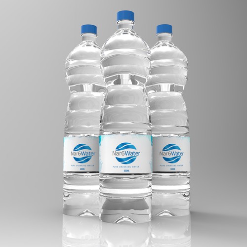 Label for our bottled water