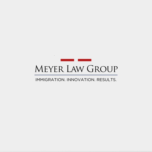  Original logo concept for corporate immigration law firm - Meyer Law Group