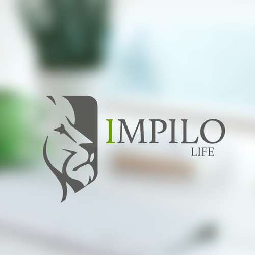 Lion line art logo/Impilo Life