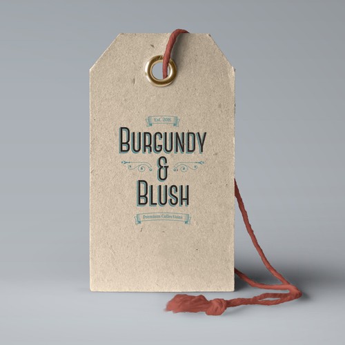 burgundy & blush logo