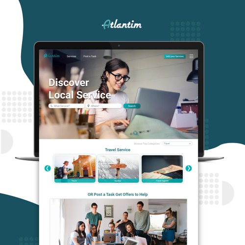 Atlantim Concept Website