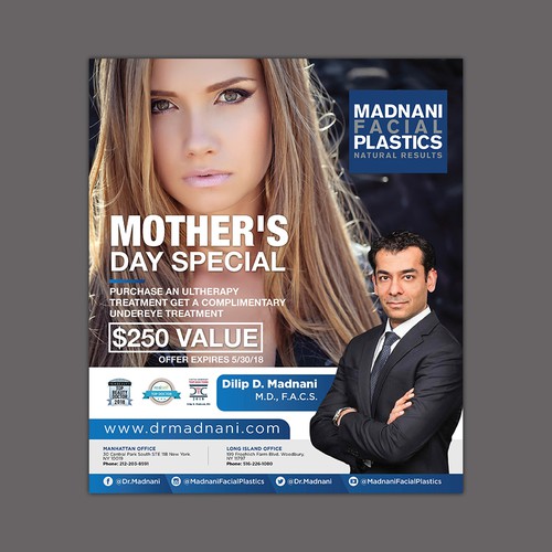 Mother's Day ad for New York Facial Plastic Surgeon