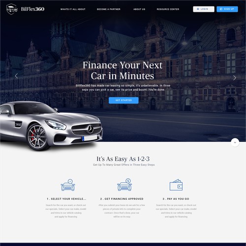 Car Leasing Website