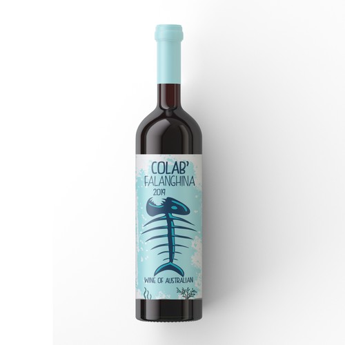 wine label design