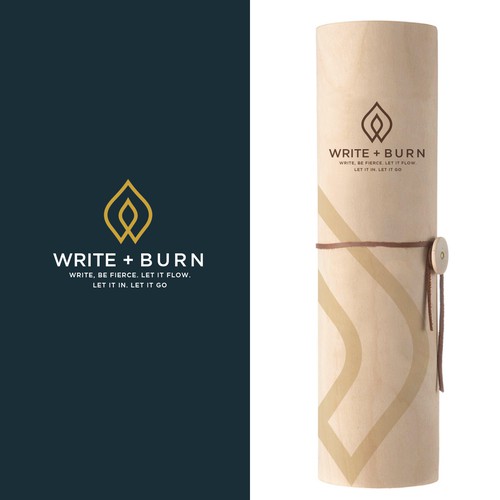 Create a Sophisticated Wooden Keepsake Journal Product Packaging Design