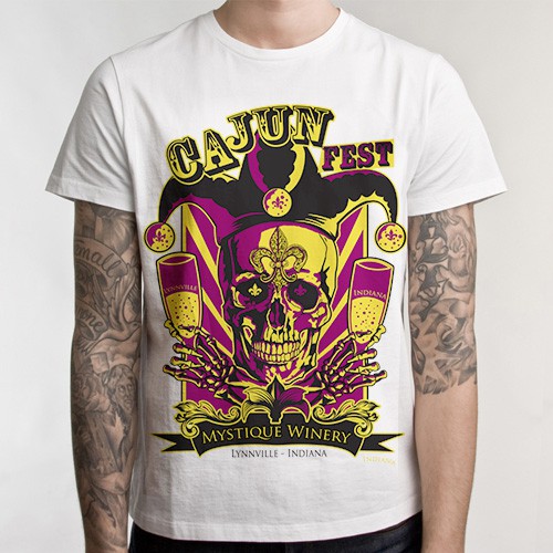 Cajun Fest Sugar Skull Design