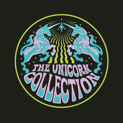 Trippy Unicorn Cannabis Branding
