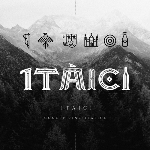 Typography concept for Itaici brewery