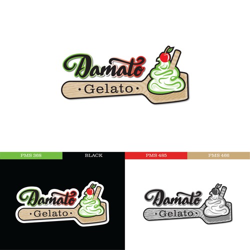 Logo concept for gelato company