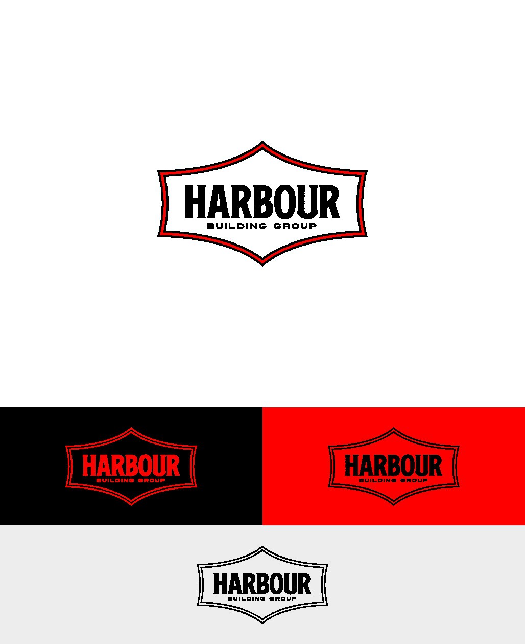 Mid-Century Modern Surf Design for Construction Company Logo