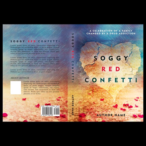 Book cover for "Soggy Red Confetti"