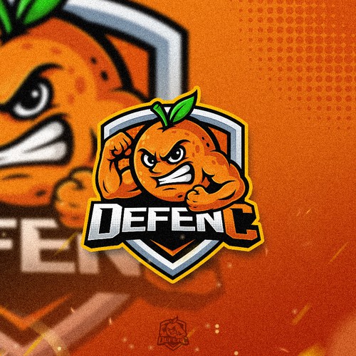Orange logo character for DefenC