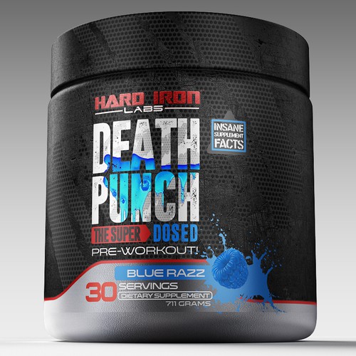 death punch label design