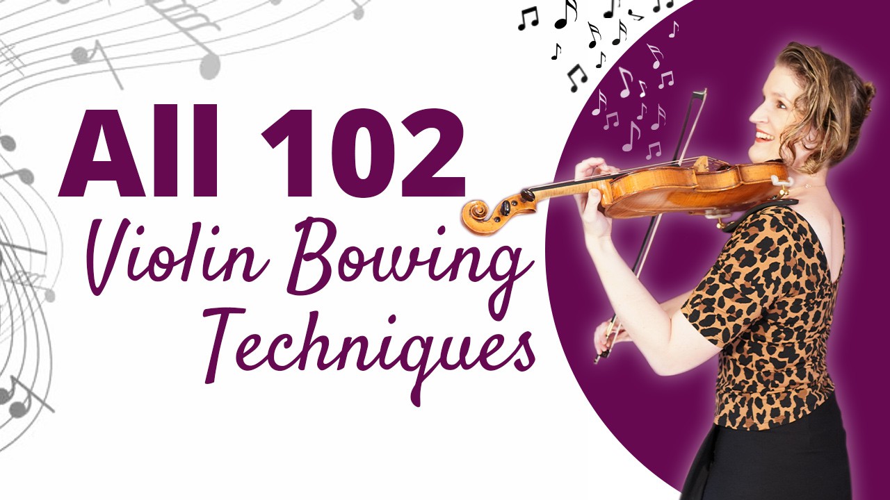 YouTube thumbnail for violin lesson video