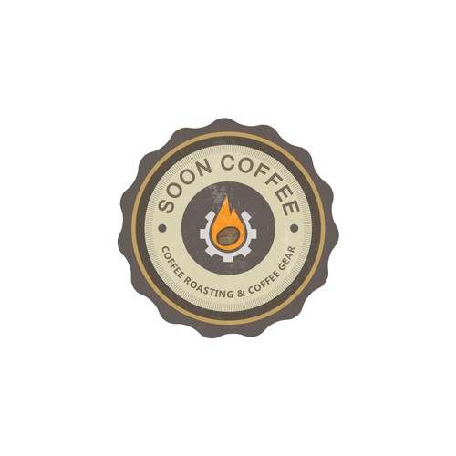 Logo for local Coffee roaster for web, sosial media and gear.