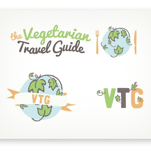Logo needed for modern vegetarian travel guide (clear guidance and inspiration sheet included)