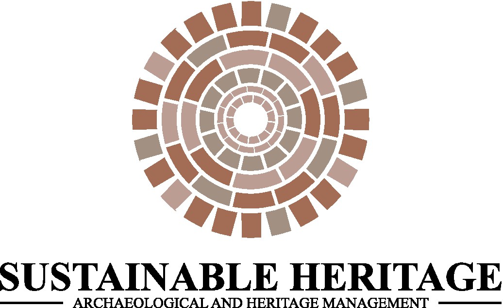 sleek and minimalist archaeological, heritage and sustainability planning logo
