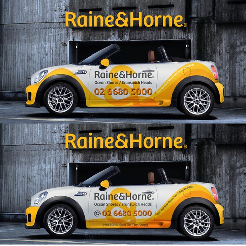 Raine&Horne Car Wrap