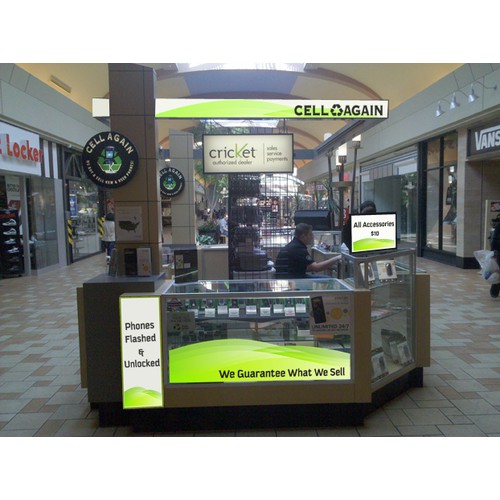 Posters for a Cell Phone Kiosk