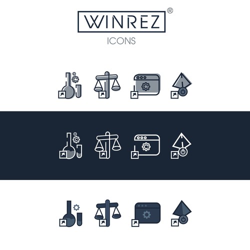 Set of icons