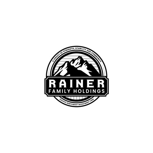 bold logo concept for Logo Rainer Family Holding to last generations