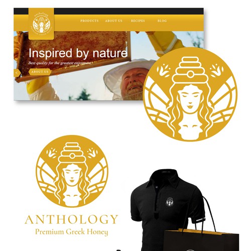 Premium Honey Logo Design