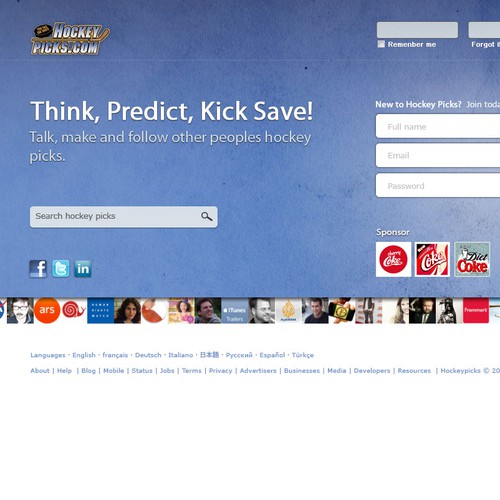 New website design wanted for Hockeypicks.com