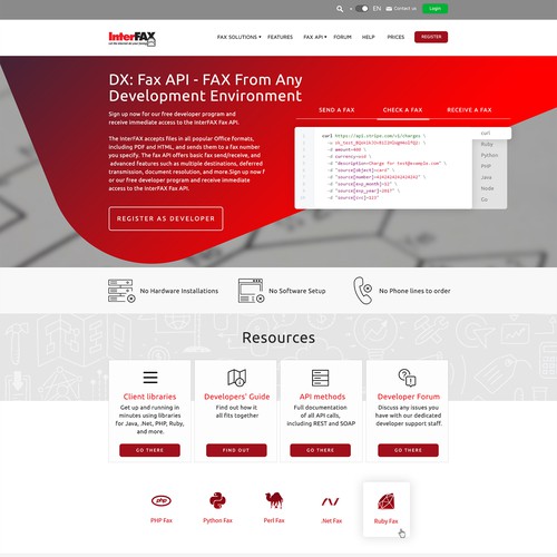 Developer Homepage