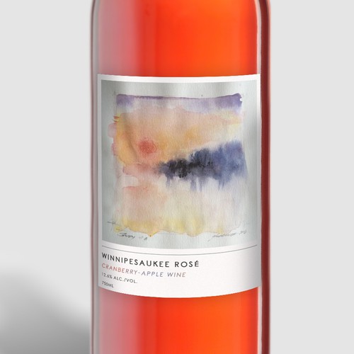 Rosé Wine Label