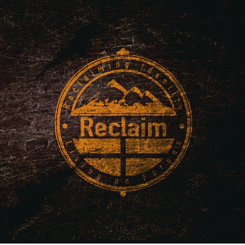 Create a masculine logo for Reclaim Ministries!