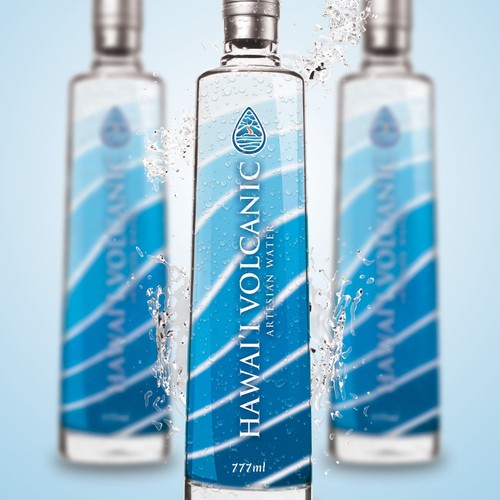 Create the next logo for Hawaii Volcanic Artesian Water