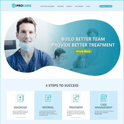 ProCure needs a powerful website redesign