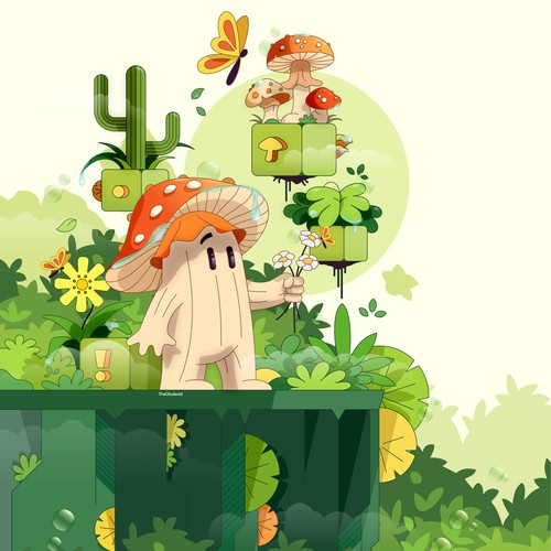 SHROOM'S GARDEN ILLUSTRATION