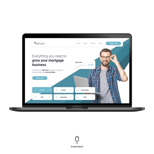 Deploy Website Design Concept
