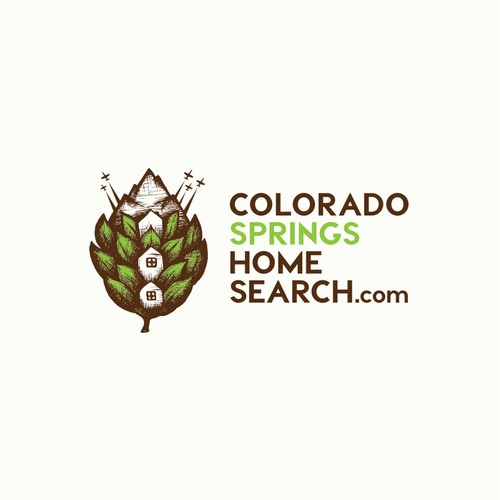 Logo concept for Colorado Springs Home Search.