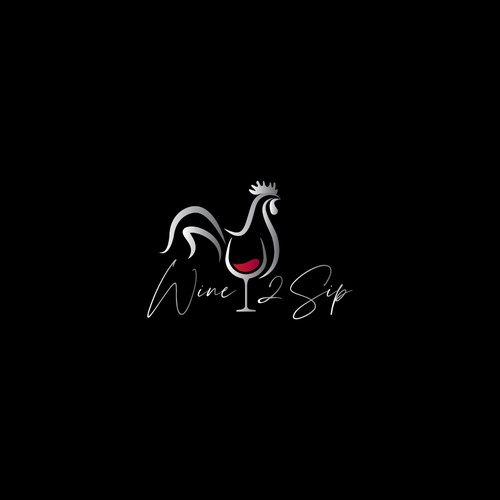 French wine logo