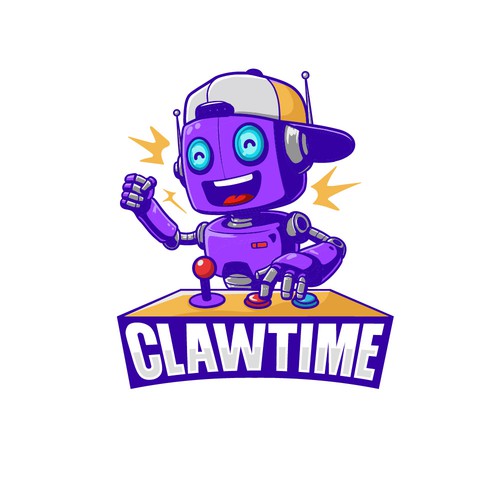 Playful robot mascot