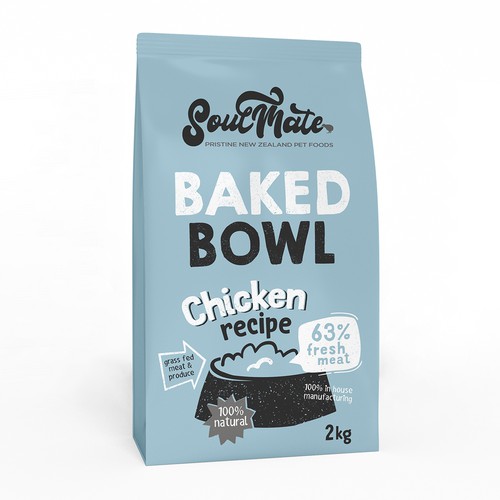 Dog food packaging design