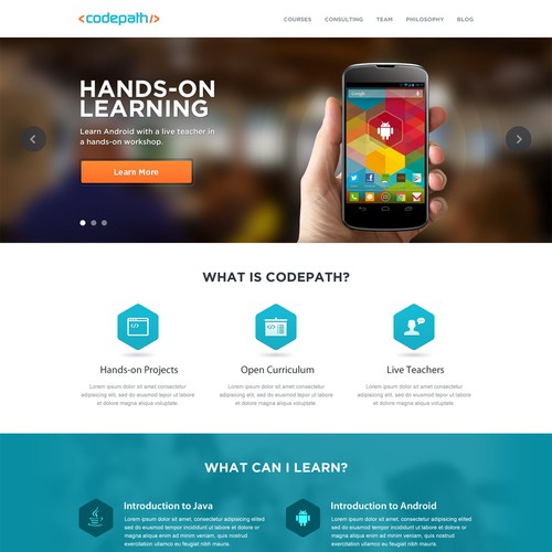 Help CodePath with a new website design